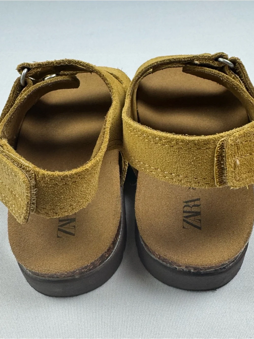 Zara‎ Faux Suede Little Boy Sandals Size 26